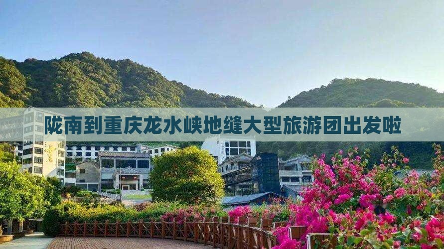陇南到重庆龙水峡地缝大型旅游团出发啦