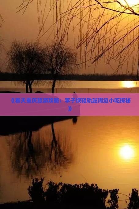 《春天重庆旅游攻略：李子坝轻轨站周边小吃探秘》