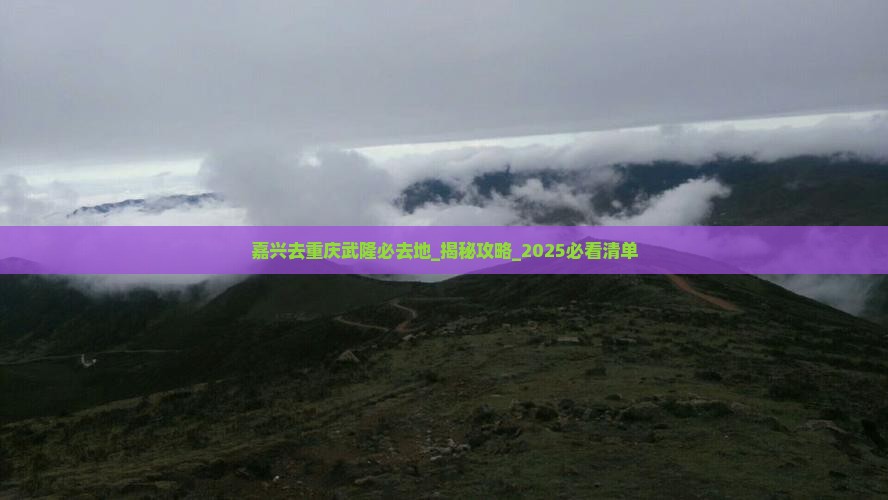 嘉兴去重庆武隆必去地