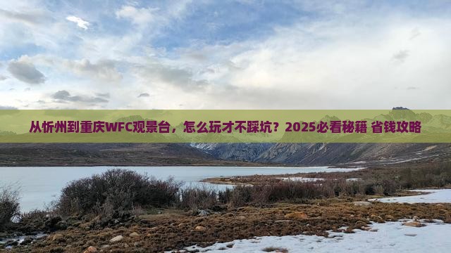 忻州到重庆wfc观景台必去地