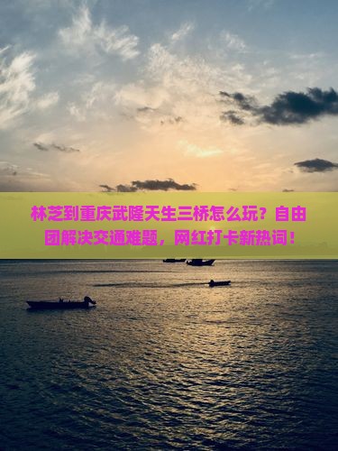 林芝到重庆武隆天生三桥自由团