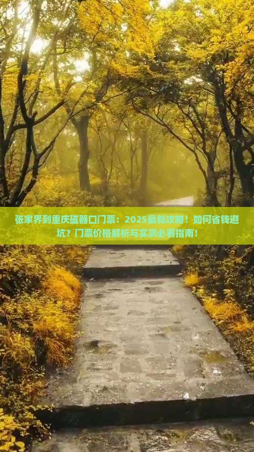张家界到重庆磁器口门票