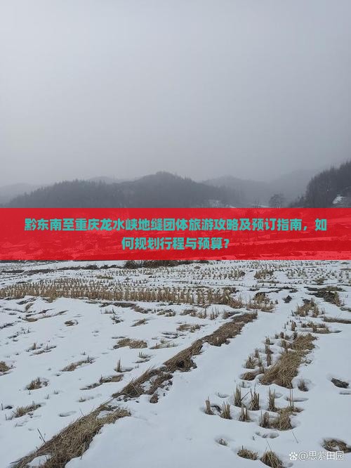 黔东南至重庆龙水峡地缝团体旅游攻略及预订指南，如何规划行程与预算？