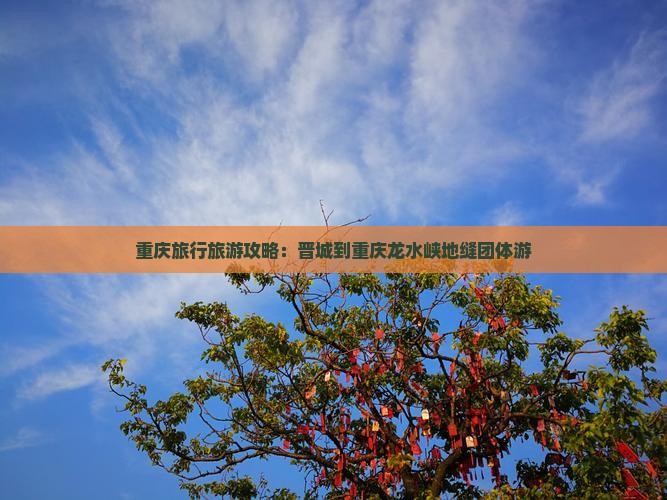 重庆旅行旅游攻略：晋城到重庆龙水峡地缝团体游