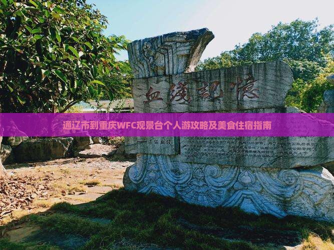 通辽市到重庆WFC观景台个人游攻略及美食住宿指南