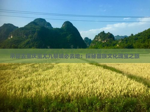 承德去重庆蚩尤九黎城必去地：探秘苗族文化瑰宝之旅