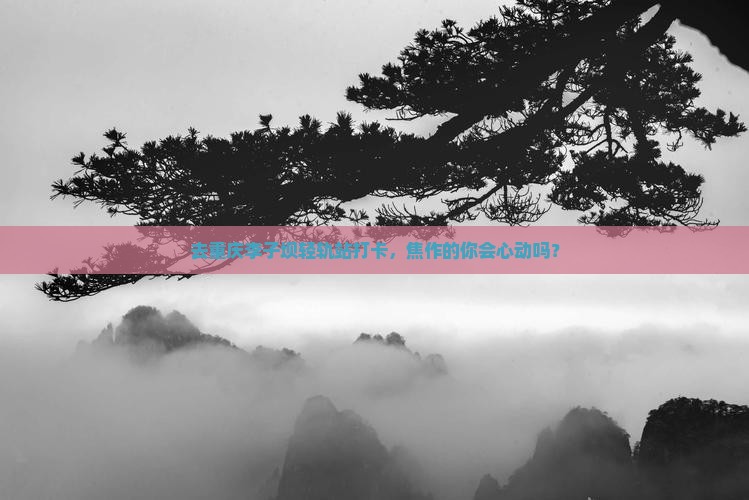 去重庆李子坝轻轨站打卡，焦作的你会心动吗？