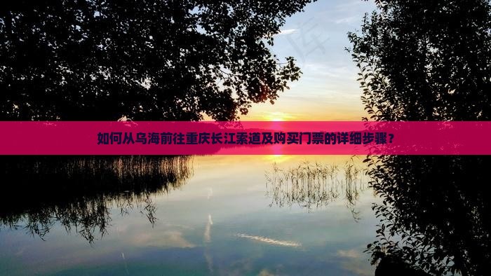 如何从乌海前往重庆长江索道及购买门票的详细步骤？