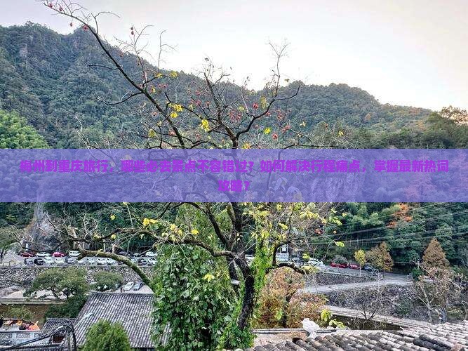 梅州到重庆旅行，哪些必去景点不容错过？如何解决行程痛点，掌握最新热词攻略？