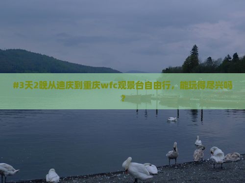 #3天2晚从迪庆到重庆wfc观景台自由行，能玩得尽兴吗？