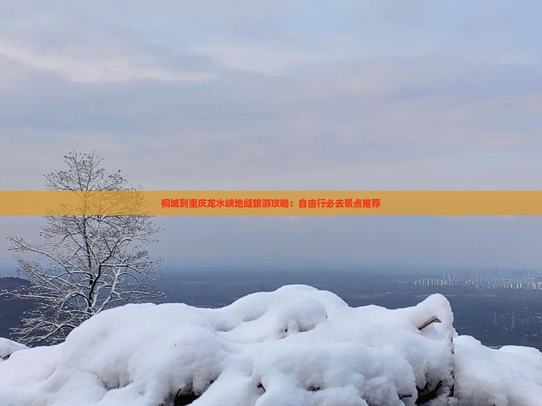 桐城到重庆龙水峡地缝旅游攻略：自由行必去景点推荐