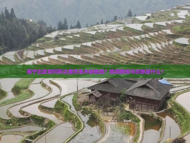 南宁出发如何到达重庆龙水峡地缝？旅游路线与攻略是什么？