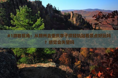 #1游客视角：从朔州去重庆李子坝轻轨站看景点好玩吗？感觉会失望吗