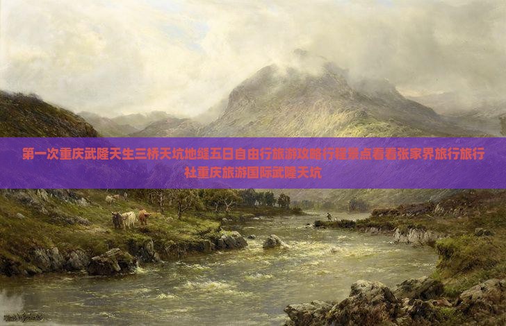 第一次重庆武隆天生三桥天坑地缝五日自由行旅游攻略行程景点看看张家界旅行旅行社重庆旅游国际武隆天坑