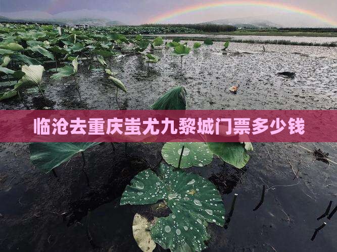 临沧去重庆蚩尤九黎城门票多少钱