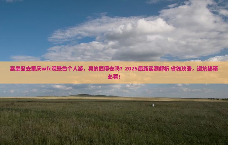 秦皇岛去重庆wfc观景台个人游
