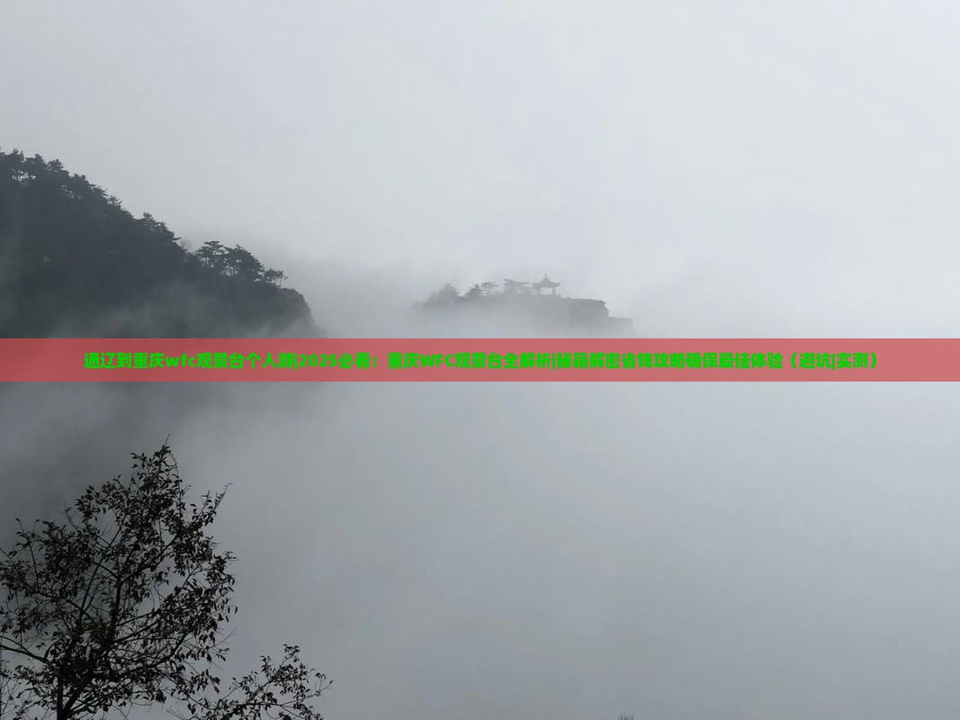 通辽到重庆wfc观景台个人游