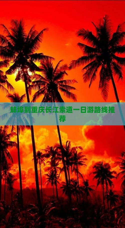 蚌埠到重庆长江索道一日
