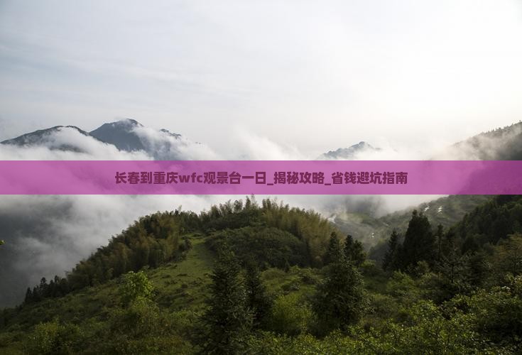 长春到重庆wfc观景台一日