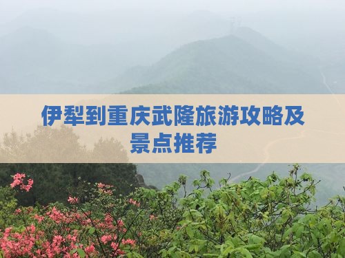 伊犁哈萨克到重庆武隆门票