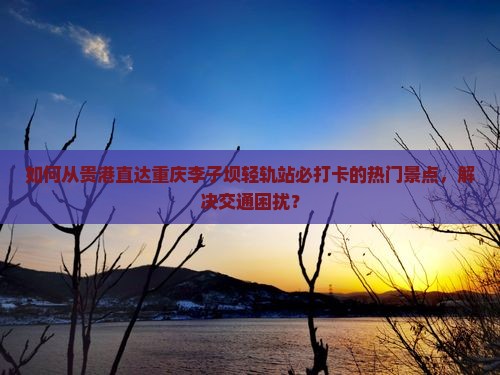 如何从贵港直达重庆李子坝轻轨站必打卡的热门景点，解决交通困扰？