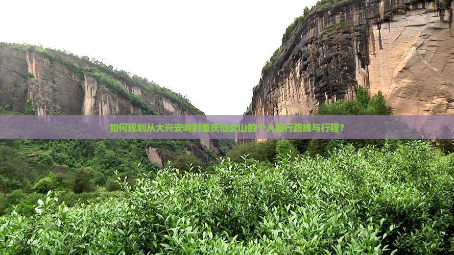 如何规划从大兴安岭到重庆仙女山的个人旅行路线与行程？