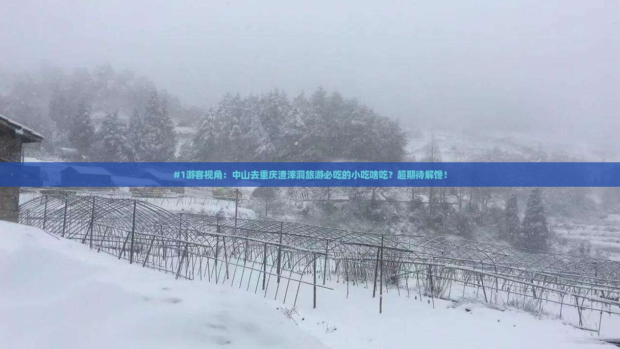 #1游客视角：中山去重庆渣滓洞旅游必吃的小吃啥吃？超期待解馋！