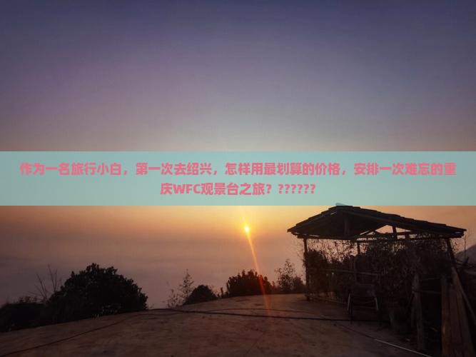 作为一名旅行小白，第一次去绍兴，怎样用最划算的价格，安排一次难忘的重庆WFC观景台之旅？??????