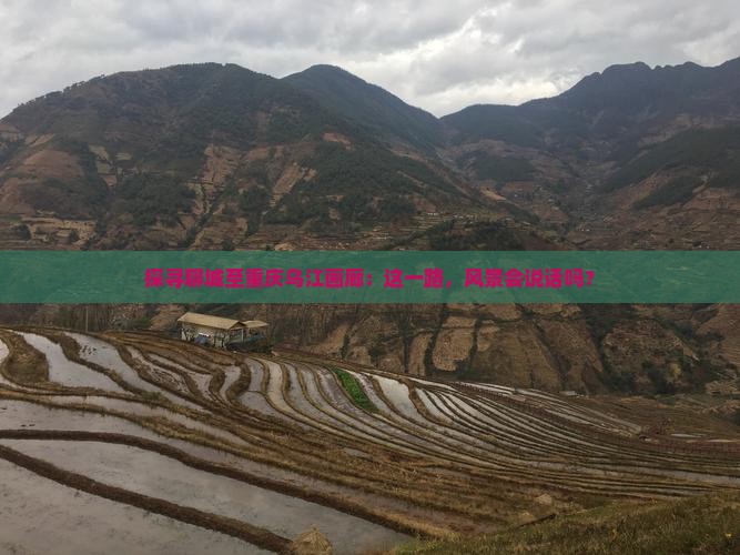 探寻聊城至重庆乌江画廊：这一路，风景会说话吗？