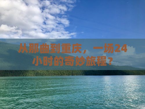 从那曲到重庆，一场24小时的奇妙旅程？