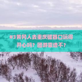 #3黄冈人去重庆磁器口玩得开心吗？团游靠谱不？