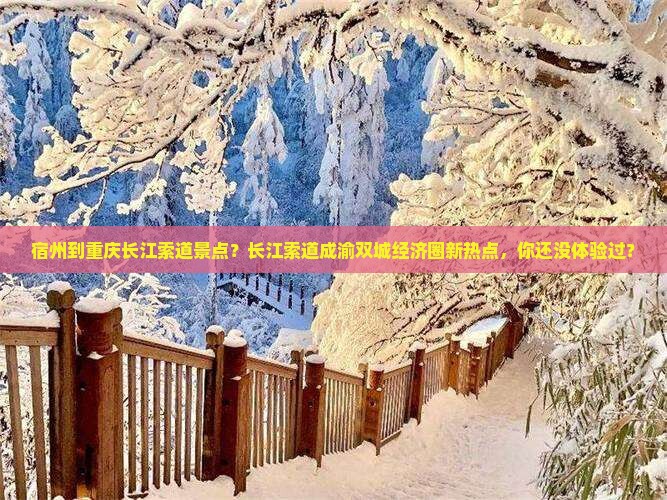 宿州到重庆长江索道景点？长江索道成渝双城经济圈新热点，你还没体验过？