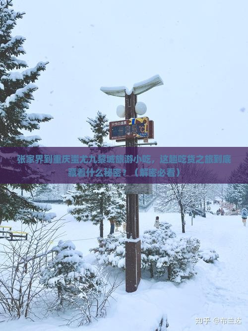 张家界到重庆蚩尤九黎城旅游小吃