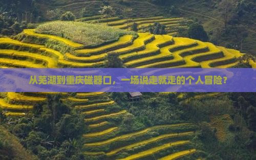 从芜湖到重庆磁器口，一场说走就走的个人冒险？