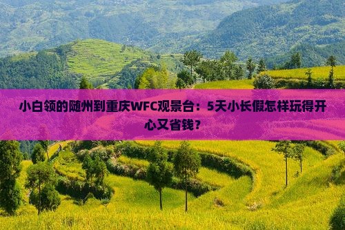 小白领的随州到重庆WFC观景台：5天小长假怎样玩得开心又省钱？