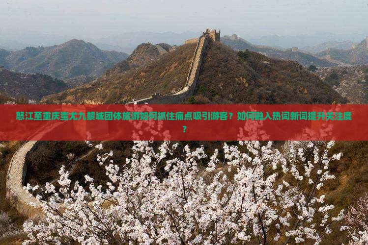 怒江至重庆蚩尤九黎城团体旅游如何抓住痛点吸引游客？如何融入热词新词提升关注度？