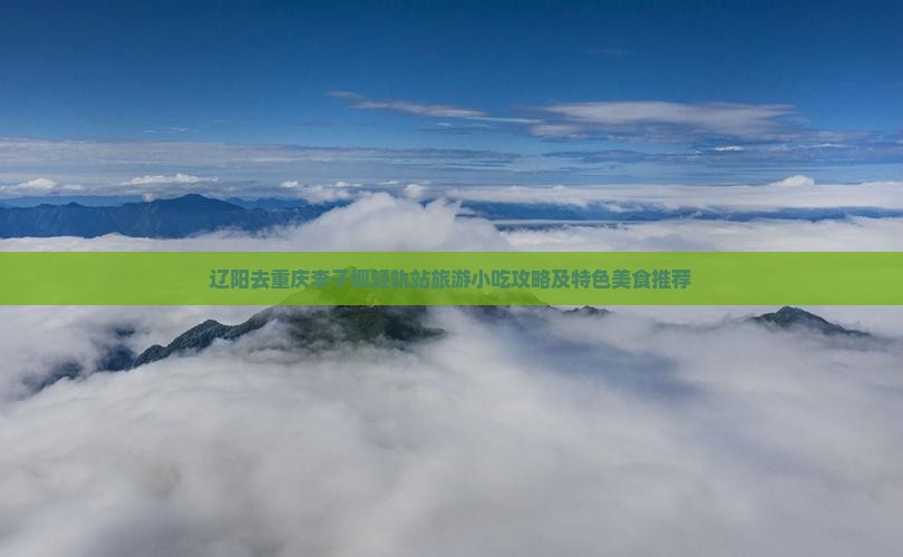 辽阳去重庆李子坝轻轨站旅游小吃攻略及特色美食推荐