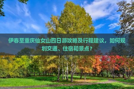 伊春至重庆仙女山四日游攻略及行程建议，如何规划交通、住宿和景点？