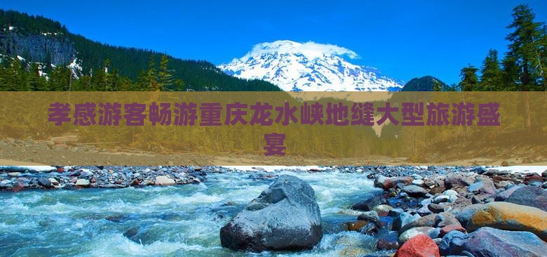 孝感游客畅游重庆龙水峡地缝大型旅游盛宴