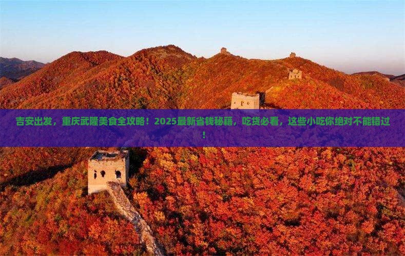 吉安到重庆武隆旅游小吃