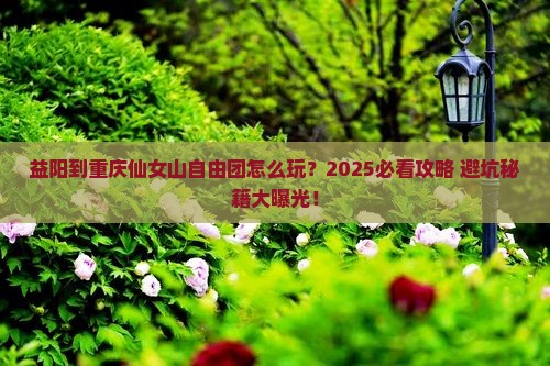 益阳到重庆仙女山自由团