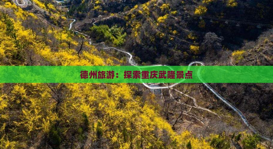 德州去重庆武隆景点