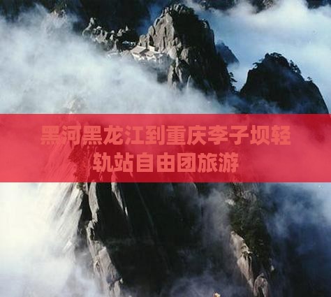 黑河到重庆李子坝轻轨站自由团