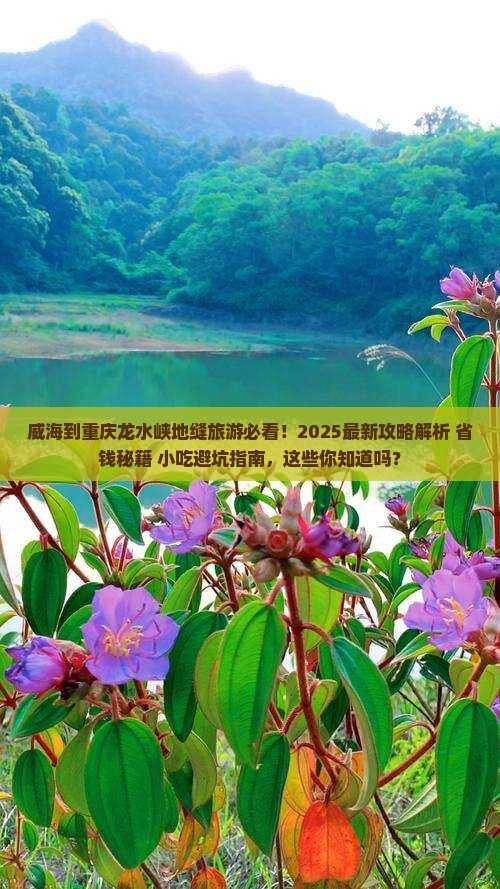 威海到重庆龙水峡地缝旅游小吃
