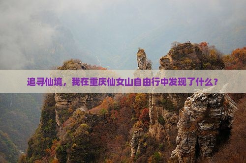 追寻仙境，我在重庆仙女山自由行中发现了什么？