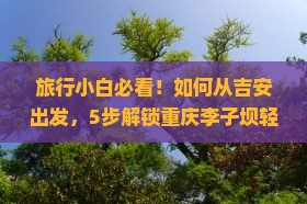 旅行小白必看！如何从吉安出发，5步解锁重庆李子坝轻轨站自由行攻略？