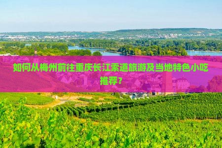 如何从梅州前往重庆长江索道旅游及当地特色小吃推荐？