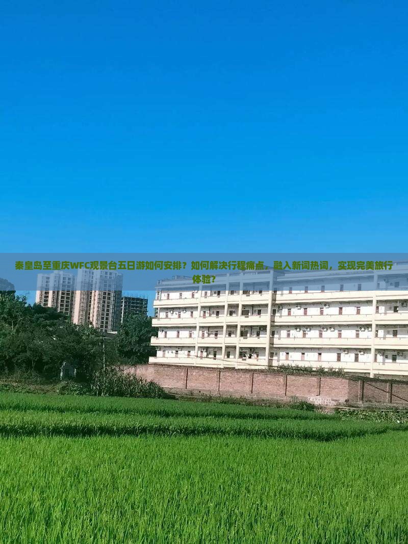 秦皇岛至重庆WFC观景台五日游如何安排？如何解决行程痛点，融入新词热词，实现完美旅行体验？