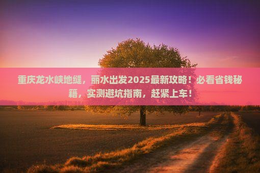 丽水到重庆龙水峡地缝哪里玩