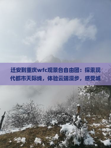 迁安到重庆wfc观景台自由团